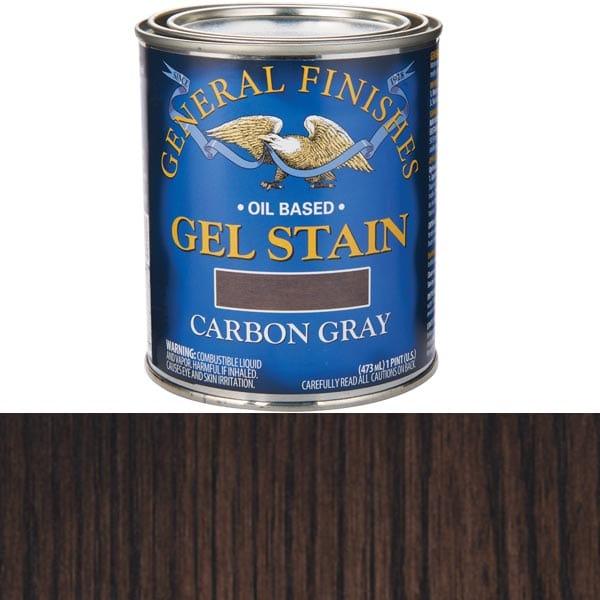 Gel Stain - Oil Based - Color:Carbon Gray - Size:1 Pint